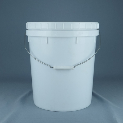 Kemasan Bahan Baku Kimia Barel Plastik Bulat Dengan Tutup Dan Pegangan