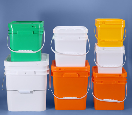 PP Square Plastic Repository IML / Thermal Transfer / Sablon Dengan Pegangan