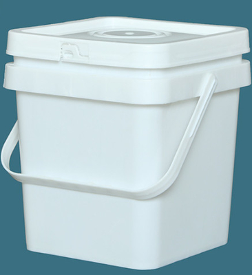 IML Square Plastic Bucket dengan Tutup Ya Pencetakan Layar Transfer Panas