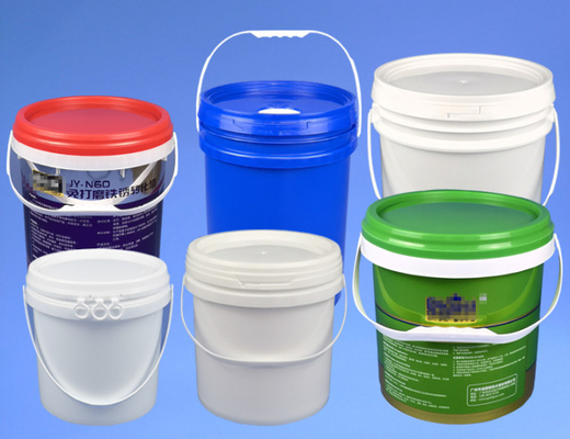Tutup Segel Bucket Plastik Bulat Dengan Logo Khusus Pencetakan Berbagai Pilihan Kapasitas
