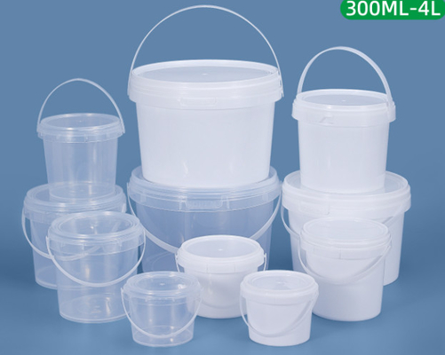 Bebek mainan plastik putih ringan dengan tutup untuk solusi organisasi mainan