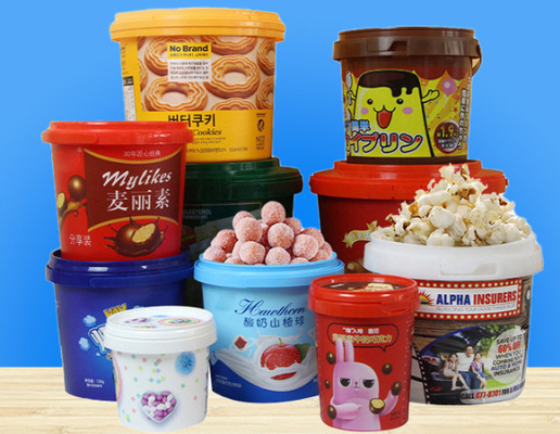 Penyimpanan Makanan Plastik Ember Makanan bebas BPA