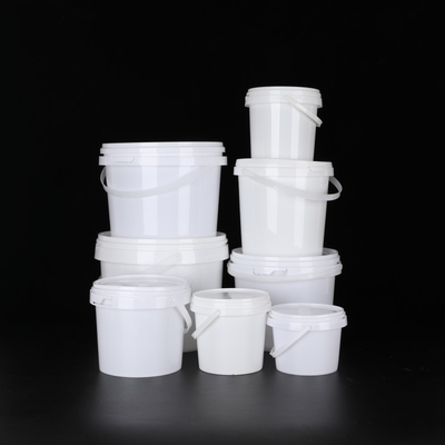 Bucket Food Grade Putih / Ember Food Grade dengan Handle 1L-5L Kapasitas Bebas BPA Temperatur Aman