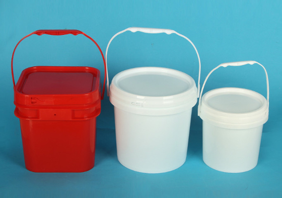 2L Square PP Food Grade Bucket dengan Handle Resistant Chemical dan Tutup Berbagai Ukuran