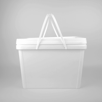 Ember Persegi Ember Plastik 20L Putih Dengan Tutup