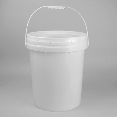 Bucket Cetak Kustom Bulat Plastik Kecil Transparan dengan Tutup