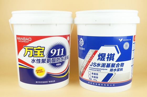Plastik Painting Bucket Round and Leakproof Ya untuk proyek lukisan tugas berat