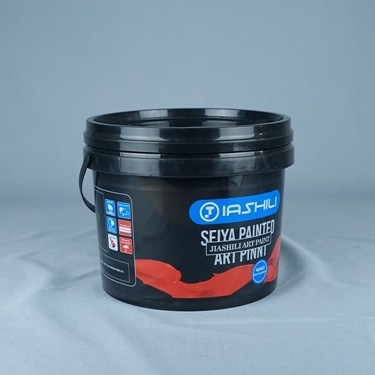 Food Safe 1L 33oz Ember Plastik Hitam Kecil Untuk Es Krim