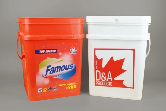 25 * 17 * 15.8cm Ember Plastik Persegi Food Grade Jelas Dengan Persetujuan SGS