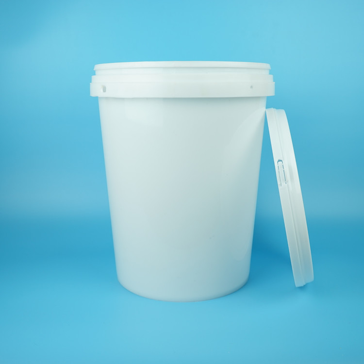 20L Lubrication Repository Lubricant Vessel OEM White Rectangle Square Buckets Untuk Berbagai Bentuk
