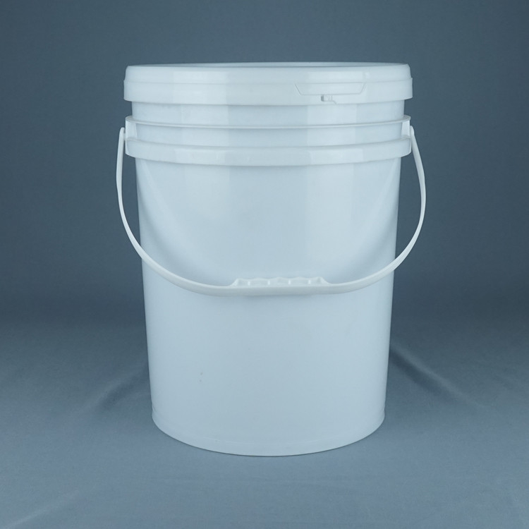 Custom Color 5 Gallon Plastik Ember Dengan Snap On Tutup Dan Handle Untuk Penggunaan Industri
