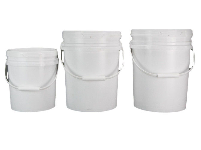 20L Lubrication Repository Lubricant Vessel OEM White Rectangle Square Buckets Untuk Berbagai Bentuk