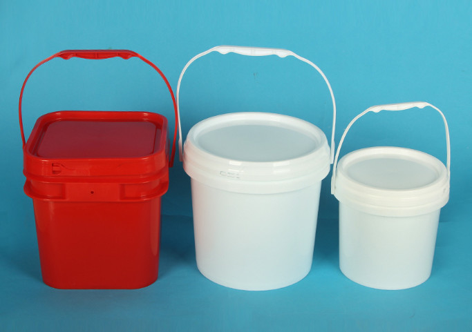 2L Square PP Food Grade Bucket dengan Handle Resistant Chemical dan Tutup Berbagai Ukuran