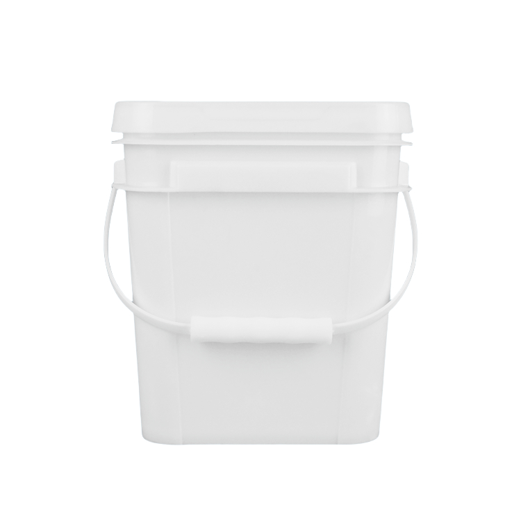 Tahan kimia Ya Tahan dampak Ya Ember plastik persegi PP 100% Bahan baku untuk manufaktur kimia