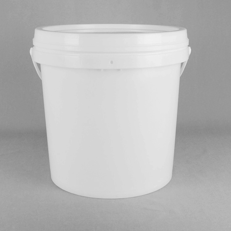 Heavy Duty White Industrial Lubricant Storage 20L Kapasitas PP/HDPE Bucket dengan Fitur