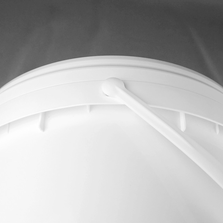 Snap On Lid Stackable Putih 5 galon ember plastik dengan gasket untuk penyimpanan serbaguna