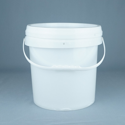 Wadah Kemasan Plastik Bulat 10L Dengan Tutup Dan Pegangan