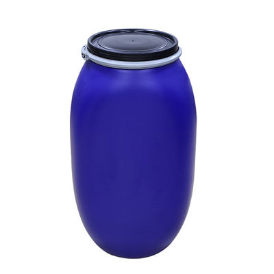 30-200L Menebal Flange Barrel Kimia Plastik Barrel Drum Iron Hoop Sealed 160L