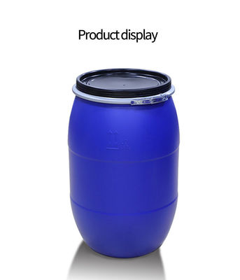 160L Sealed Food Grade Iron Hoop Plastic Barrel Drum Tebal Karet Barel