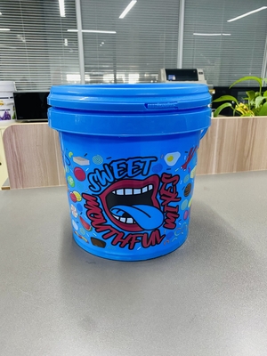 Sertifikasi ISO 9001 Plastic Circular Bucket Capacity Depand On Size