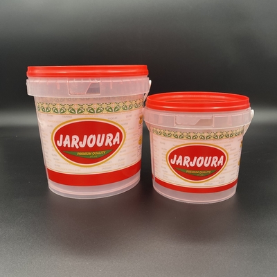 Biskuit Ember Food Grade Bulat Kecil Wadah Plastik Dengan Tutup