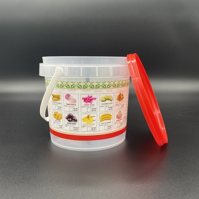 Ember Food Grade Plastik Kecil Ramah Lingkungan Untuk Makanan Ringan Dan Kacang