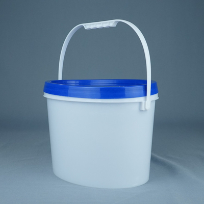 Wadah Kemasan Plastik Oval 5 Liter Dapat Disesuaikan Dengan Tutup Dan Pegangan