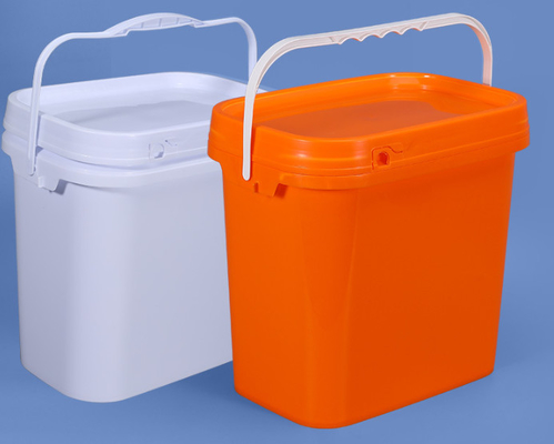 PP Square Plastic Repository IML / Thermal Transfer / Sablon Dengan Pegangan