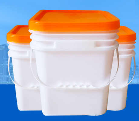 IML atau transfer termal atau cetak layar persegi Bucket plastik tahan dampak