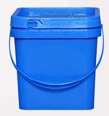IML Square Plastic Bucket dengan Tutup Ya Pencetakan Layar Transfer Panas