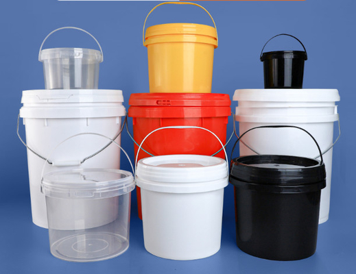 1L 5L 20L Kapasitas Bucket Plastik Bulat Untuk Aplikasi Serbaguna