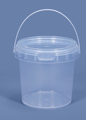 Pencetakan layar ember makanan plastik ringan dengan bahan PP / HDPE