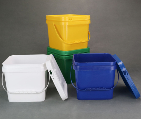 Kontainer penyimpanan plastik kelas makanan yang tahan kebocoran dengan tutup tahan UV yang dapat didaur ulang