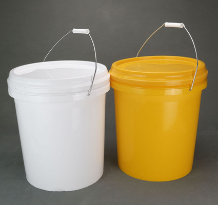 Plastik bulat atau logam 5 galon ember dengan pegangan dan gasket