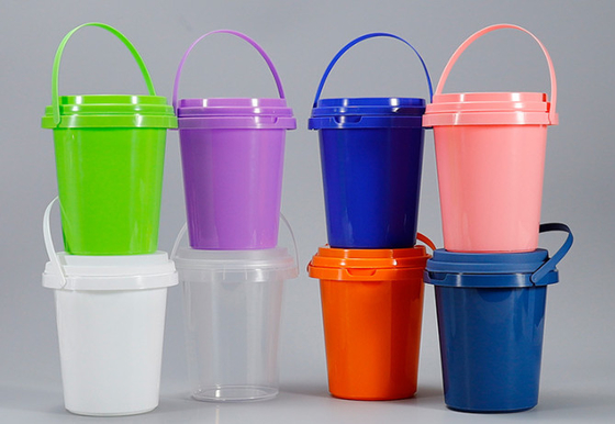 Bakul plastik permukaan halus dengan cetak layar untuk kemasan makanan yang aman.
