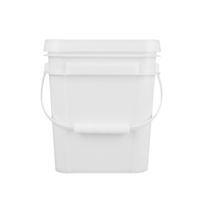 Tahan kimia Ya Tahan dampak Ya Ember plastik persegi PP 100% Bahan baku untuk manufaktur kimia