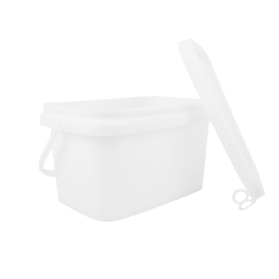 1.2 Kg Kontainer Plastik Persegi Terbuat dari 100% Bahan Baku PP