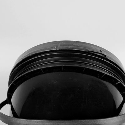 4.8L PP Ember Plastik Bulat Hitam 1 Ember Cat Plastik Galon