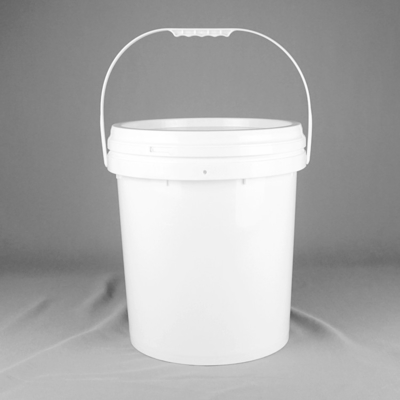 Ember plastik atau logam 20 liter yang dapat ditumpuk dengan tutup tahan UV