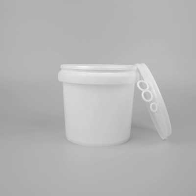 IML Printed Small Clear Plastic Bucket 1 Liter Heat Transferprinting