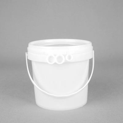 IML Printed Small Clear Plastic Bucket 1 Liter Heat Transferprinting