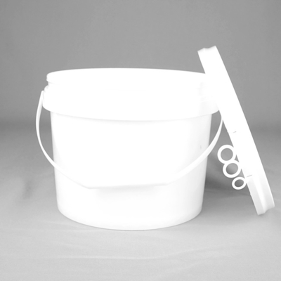 22cm Dia 5L Ember Makanan Plastik Anti Bocor Kustom Dicetak