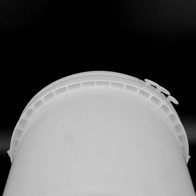 Pencetakan layar Bucket plastik bulat dengan kapasitas 3L dan pencetakan transfer panas