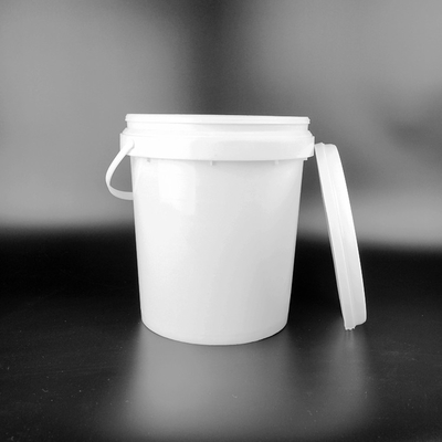 Kapasitas 6L Ember Plastik Bulat Polypropylene Untuk Industri Kimia