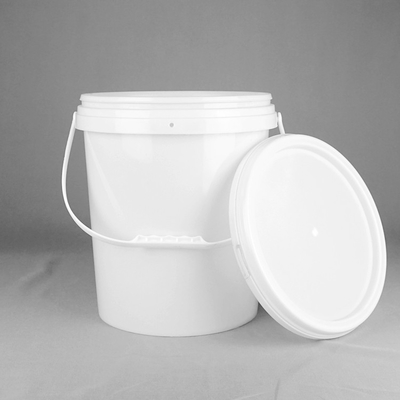 Round BPA Free Food Safe 4 Galon Ember Plastik Dengan Pegangan Plastik