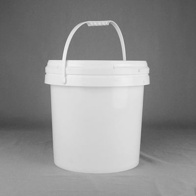 Bahan PP Putih Bulat 10 Ltr Paint Bucket 10L Ember Dengan Tutup