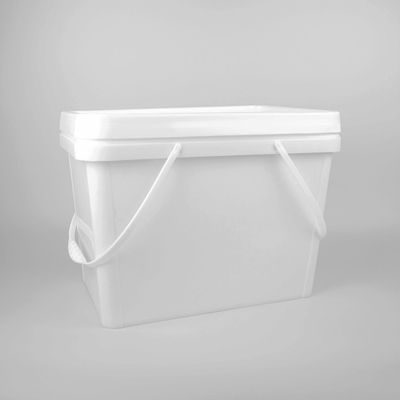 Ember Persegi Ember Plastik 20L Putih Dengan Tutup