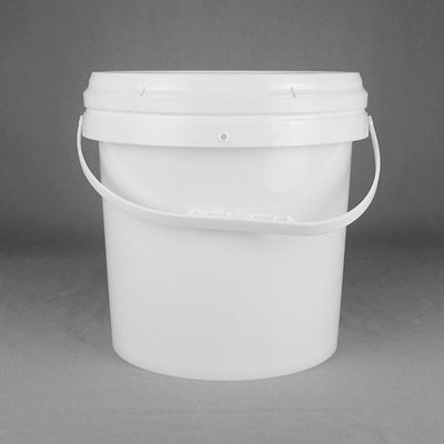 Bahan PP Putih Bulat 10 Ltr Paint Bucket 10L Ember Dengan Tutup