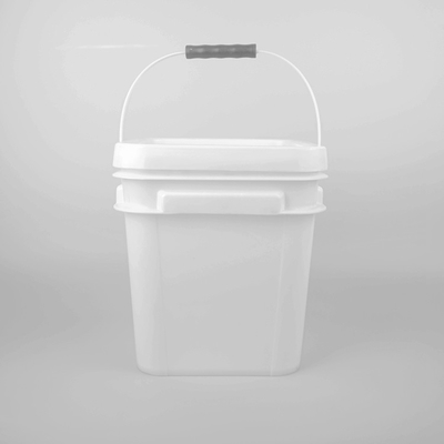 1.2 Kg Ember Plastik Berkuadrat Tahan Dampak dengan Handle Termasuk