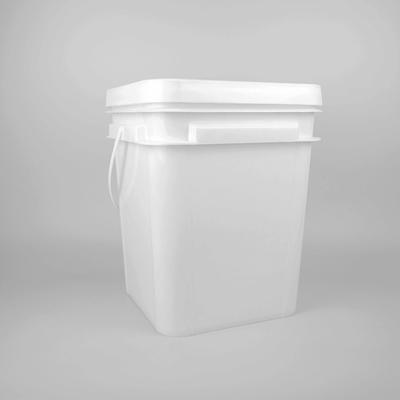 5 Galon 20L Square Red Pail Food Grade Pp Ember Plastik Besar Dengan Tutup